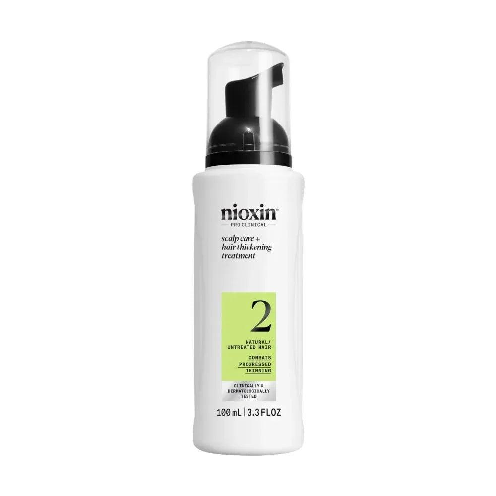 Nioxin System 2 Leave In Treatment capelli naturali con assottigliamento avanzato 100ml - Planethair
