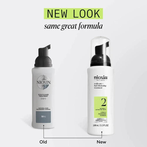 Nioxin System 2 Leave In Treatment capelli naturali con assottigliamento avanzato 100ml - Planethair