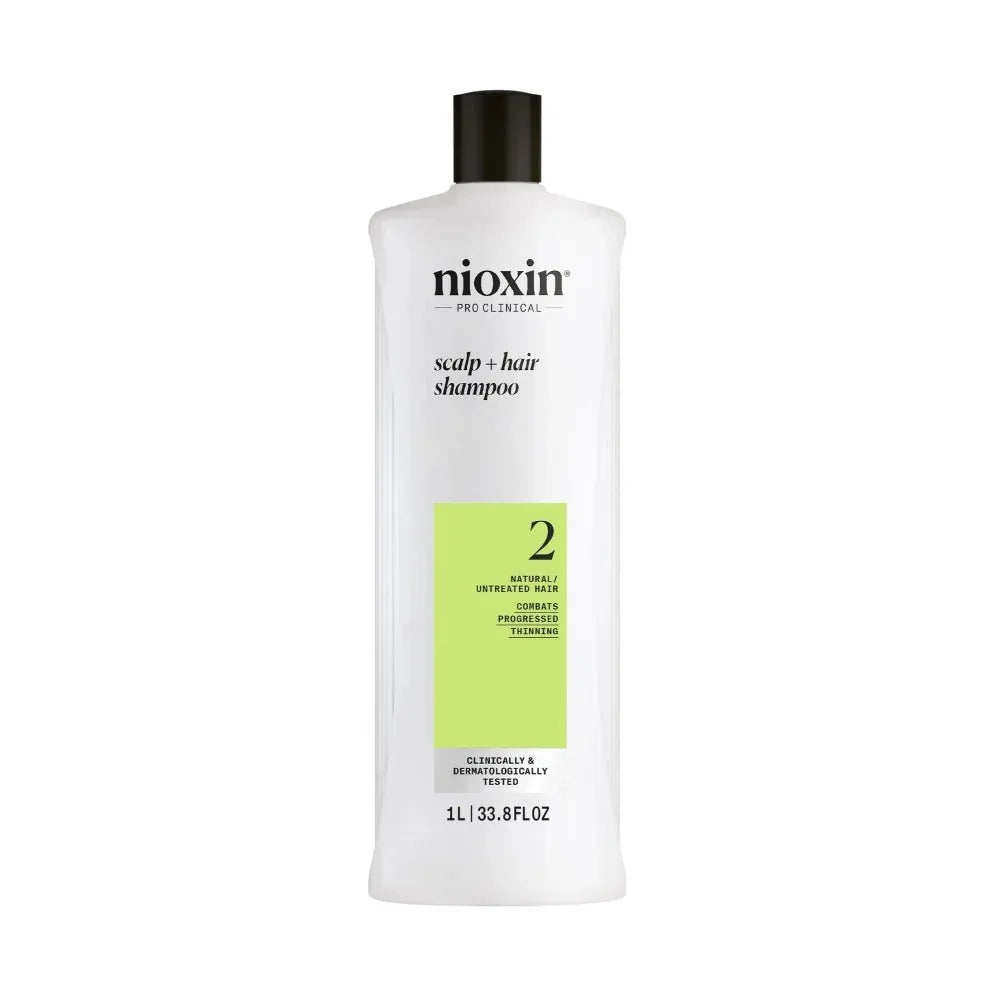 Nioxin System 2 Shampoo capelli naturali con assottigliamento avanzato Nioxin