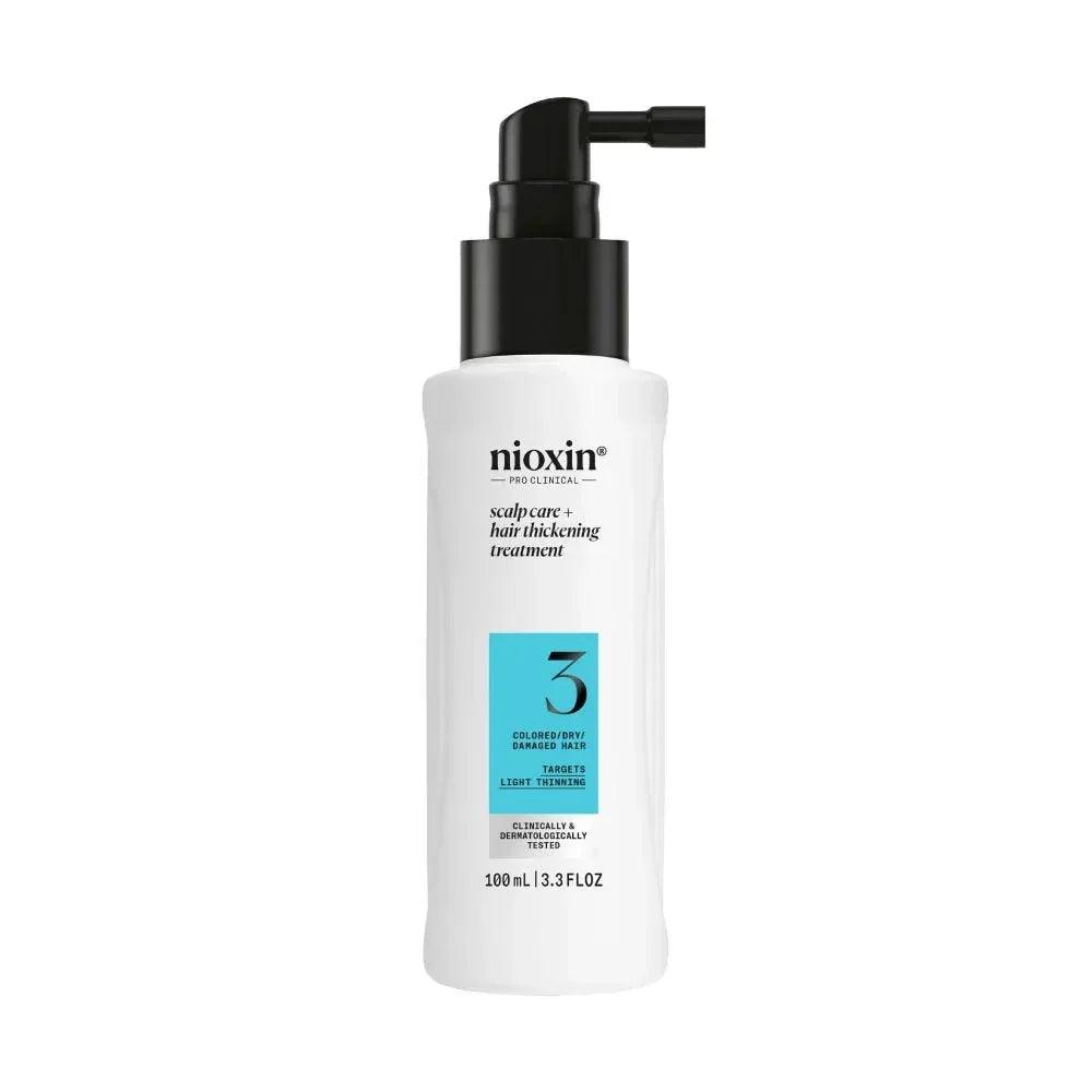 Nioxin System 3 Leave In Treatment capelli colorati con assottigliamento lieve 100ml - Planethair