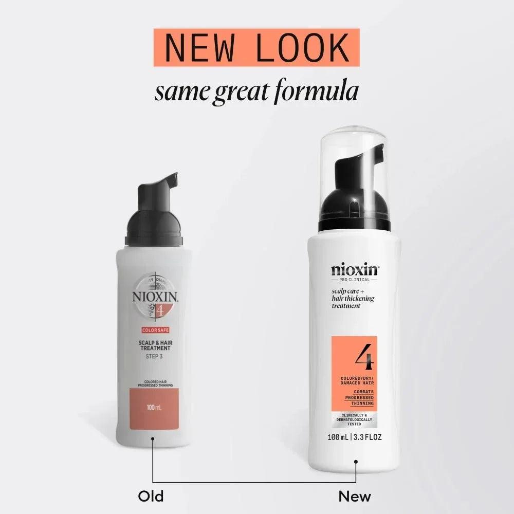 Nioxin System 4 Leave In Treatment capelli colorati con assottigliamento avanzato 100ml - Planethair
