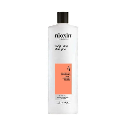 Nioxin System 4 Shampoo capelli colorati con assottigliamento avanzato - Planethair