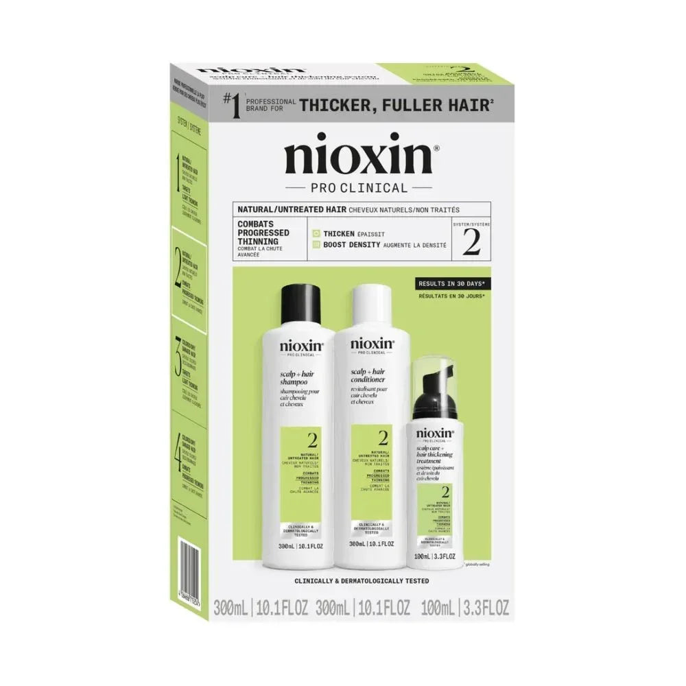 Nioxin System Kit Nioxin System Kit 2 capelli naturali con assottigliamento avanzato ...