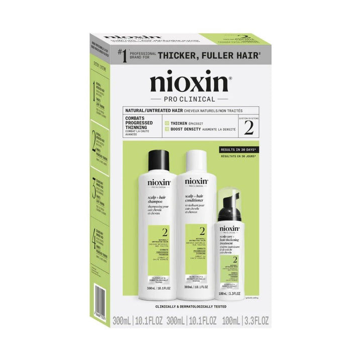 Nioxin System Kit 2 capelli naturali con assottigliamento avanzato Nioxin