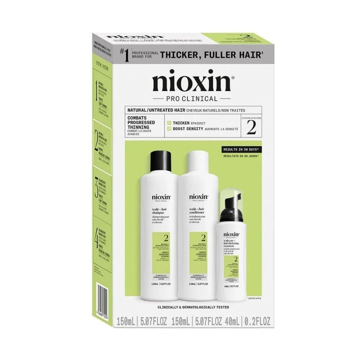 Nioxin System Kit 2 capelli naturali con assottigliamento avanzato Nioxin