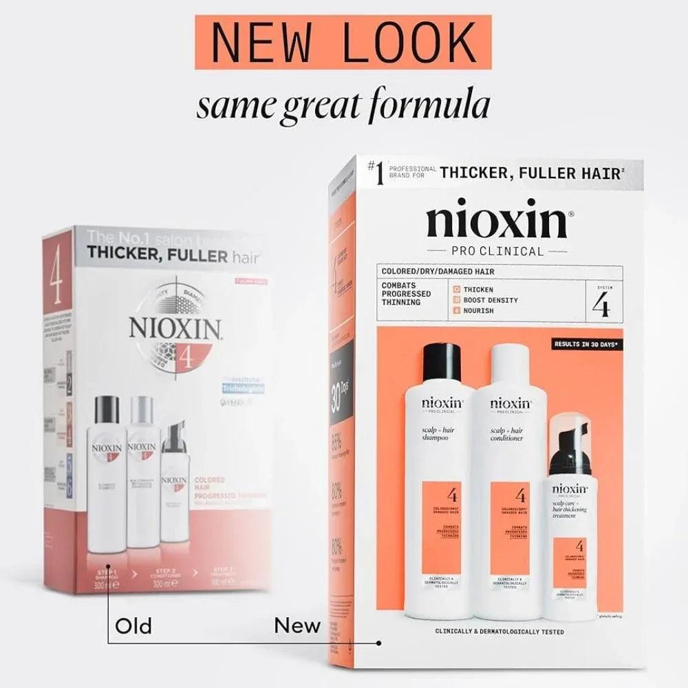 Nioxin System Kit 4 capelli colorati con assottigliamento avanzato - Planethair