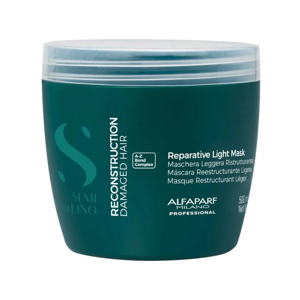 Reconstruction Reparative Light Mask Alfaparf Semi di Lino capelli fini danneggiati - Planethair