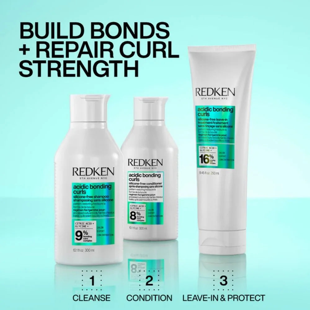 Redken Acidic Bonding Curls Trio Shampoo balsamo e Treatment - Planethair