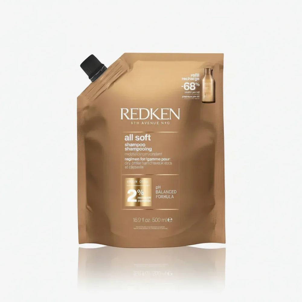 Redken All Soft Shampoo Capelli Secchi con Olio di Argan