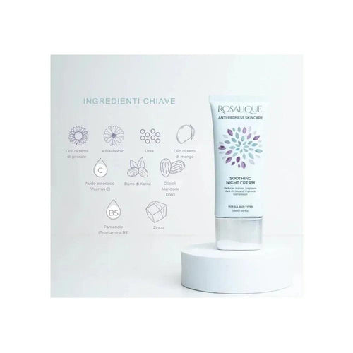 Rosalique Soothing Night Cream pelli sensibili lenitiva 50ml - Planethair