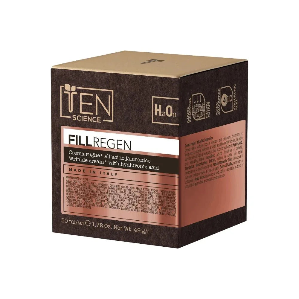 TEN Fill Regen Crema rughe all’acido ialuronico 50ml - Planethair