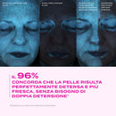 Test detersione con Burro detergente Murad 