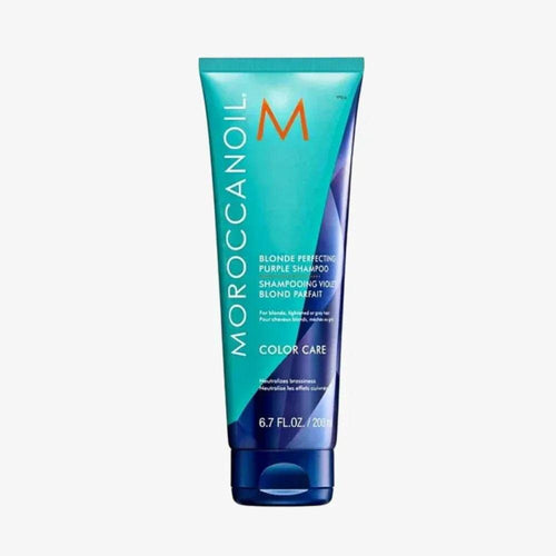 Blonde Perfecting Purple Shampoo capelli biondi antigiallo Moroccanoil 200ml - Planethair