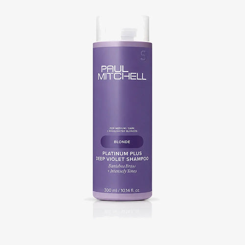 Paul Mitchell Platinum Plus Deep Violet Shampoo Capelli Biondi Antigiallo 300ml