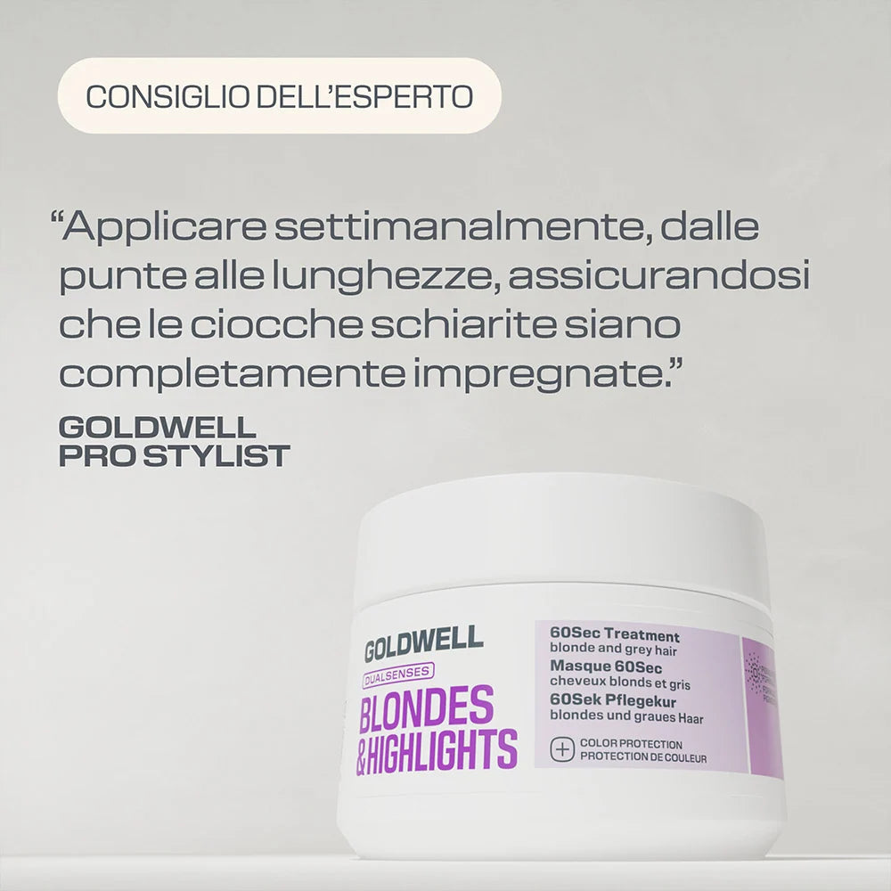 Goldwell Dualsenses Blondes & Highlights Maschera 60Sec 200 ml