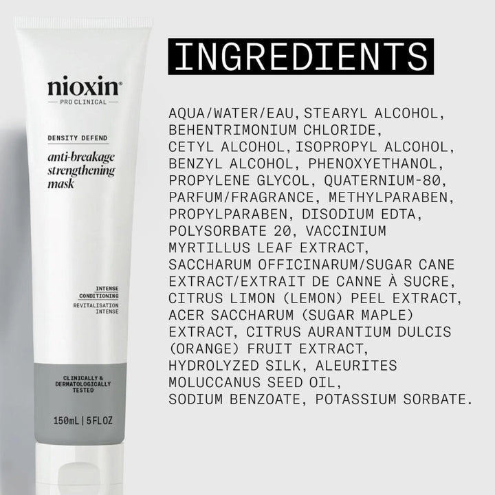 Nioxin Anti Breakage Mask maschera riparatrice capelli - Planethair 