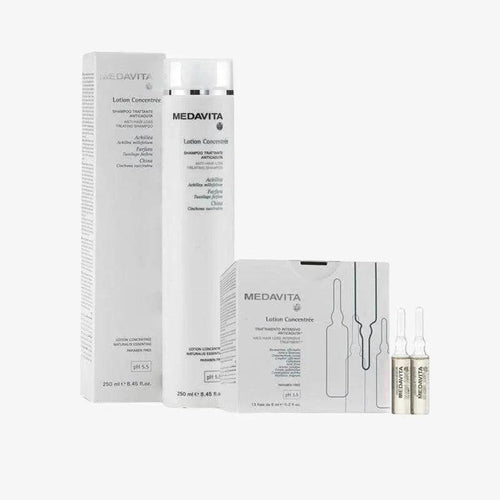 Medavita Kit Lotion Concentrée Shampoo e Fiale anticaduta - Planethair