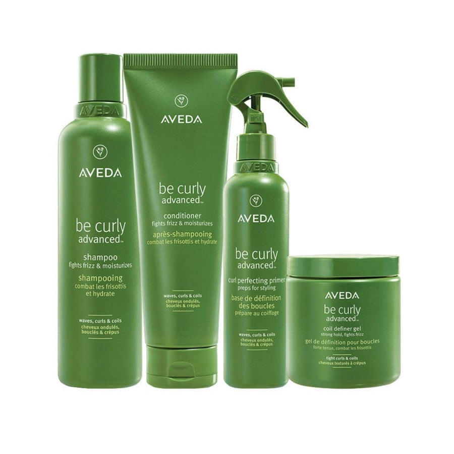 Aveda Be Curly Kit Shampoo Balsamo Primer e Gel - Planethair 