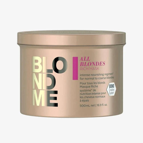 Schwarzkopf Blondme All Blondes Rich Maschera capelli biondi 500ml - Planethair