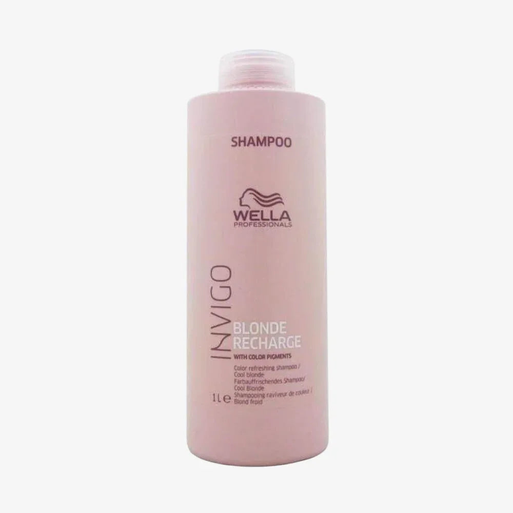 Wella Invigo Cool Blonde Color Refreshing Shampoo 1000ml capelli biondi - Planethair
