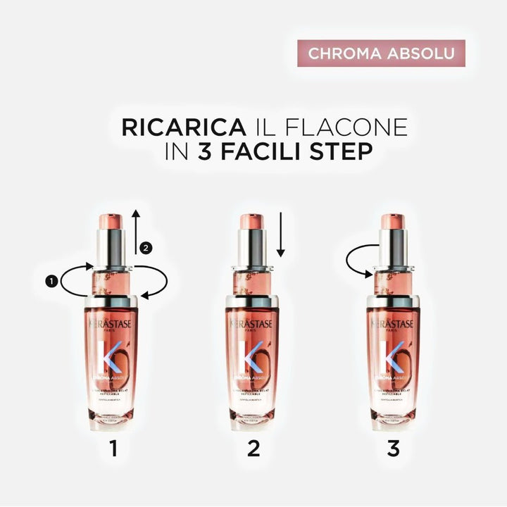 L'Huile Chroma Eclat Refill Chroma Absolu Kerastase 75ml - Planethair 