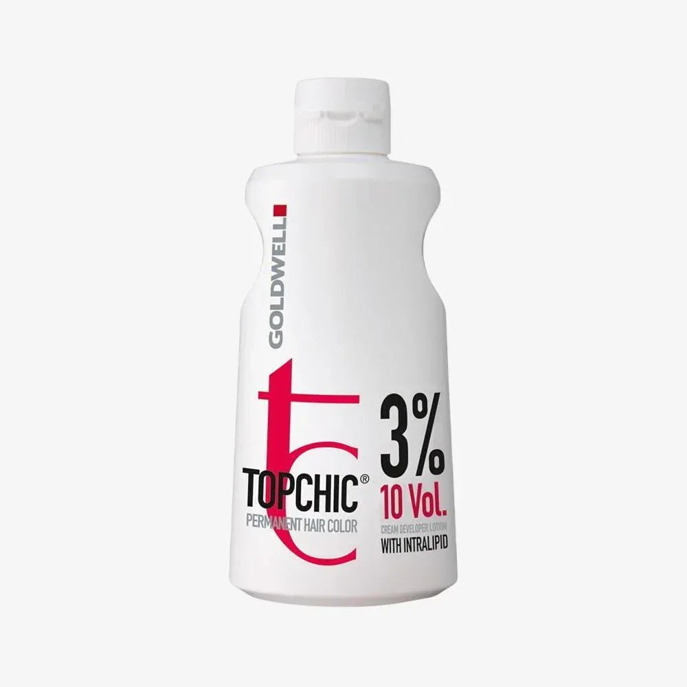 Goldwell Topchic Cream Developer Lotion 3% 10 Vol 1000ml - Planethair