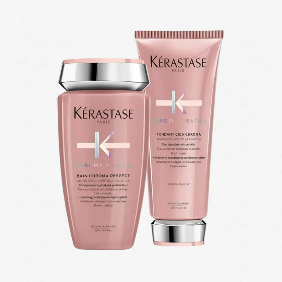 Kerastase Chroma Absolu Kit Shampoo e Balsamo Capelli Colorati Fini - Planethair