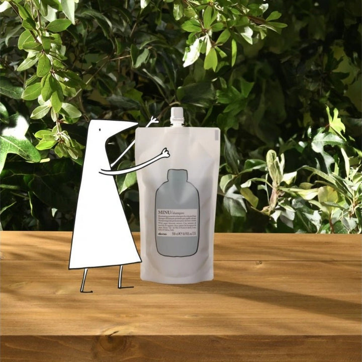 Davines Minu Shampoo Refill capelli colorati 500ml - Planethair 