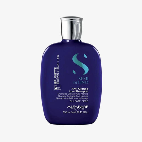 Alfaparf Milano Semi di Lino Brunette Anti Orange Low Shampoo Antiarancio 250ml - Planethair