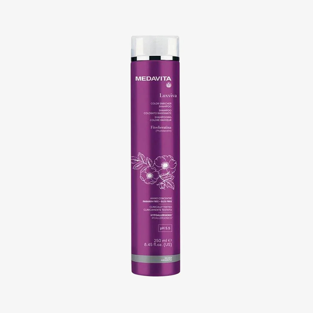 Medavita Luxviva Shampoo Colorato Ravvivante Argento 250ml - Planethair