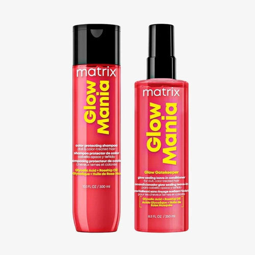 Glow Mania Kit Shampoo e Balsamo Spray Matrix capelli colorati - Planethair