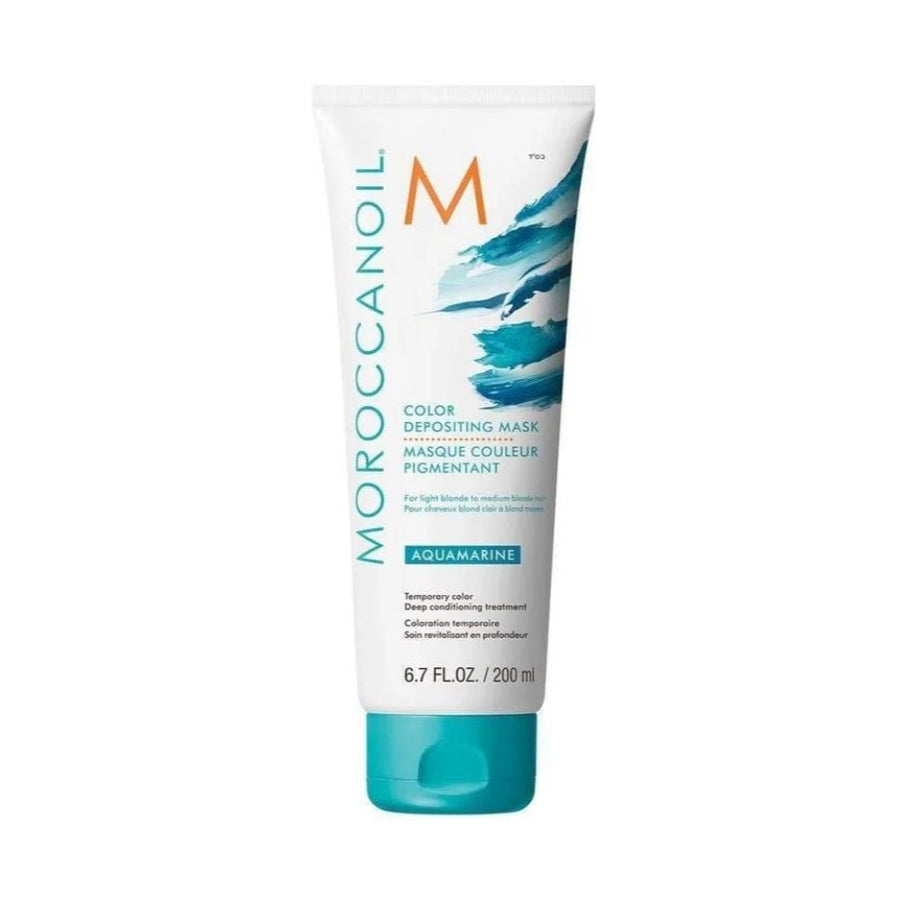 Moroccanoil Color Depositing Mask Aquamarine 200ml - Planethair 