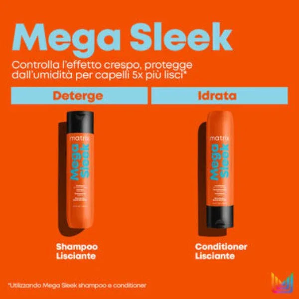 Matrix Total Results Mega Sleek Conditioner capell crespi 300ml - Planethair
