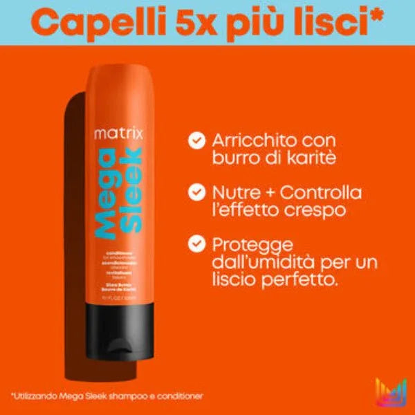 Matrix Total Results Mega Sleek Conditioner capell crespi 300ml - Planethair