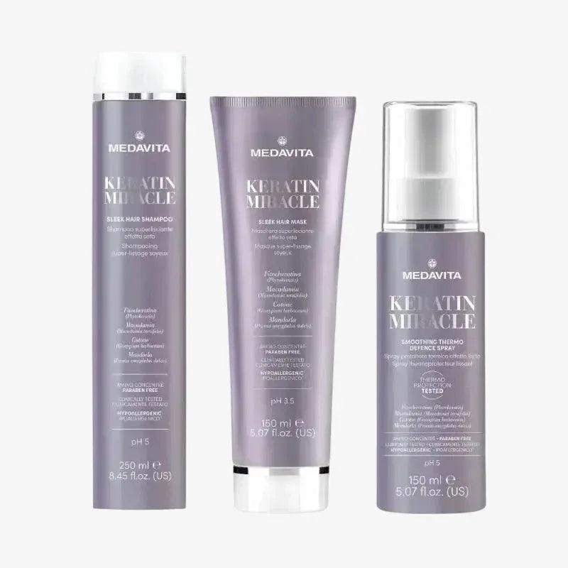 Medavita Keratin Miracle Hair straightening treatment kit