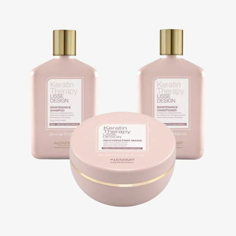 Alfaparf Keratin Therapy Kit Shampoo Balsamo e Maschera - Planethair