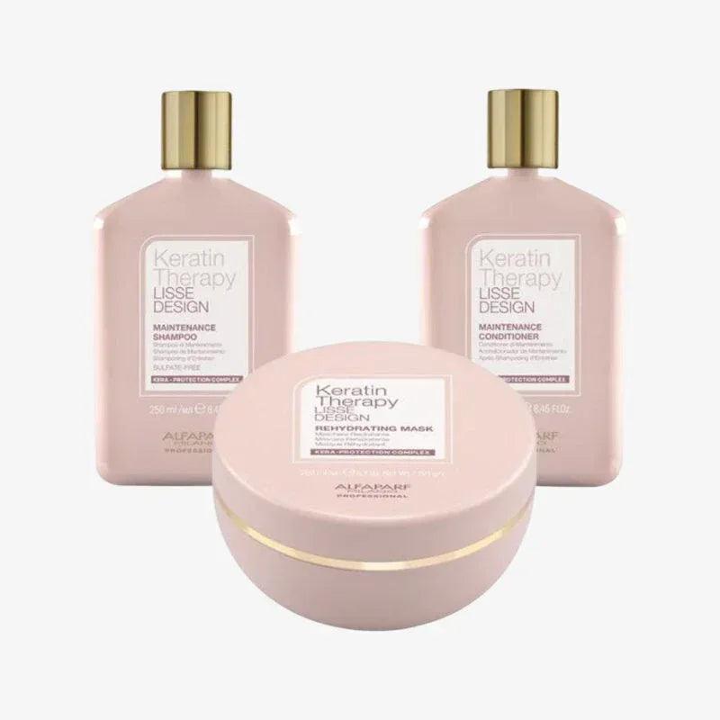 Alfaparf Keratin Therapy Kit Shampoo Balsamo e Maschera - Planethair