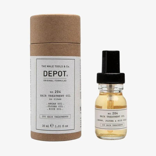 Depot No. 204 Hair Treatment Oil capelli crespi uomo 30ml - Planethair