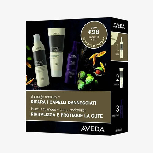 Aveda Damage Remedy e Invati Advanced Scalp Revitalizer Set - Planethair