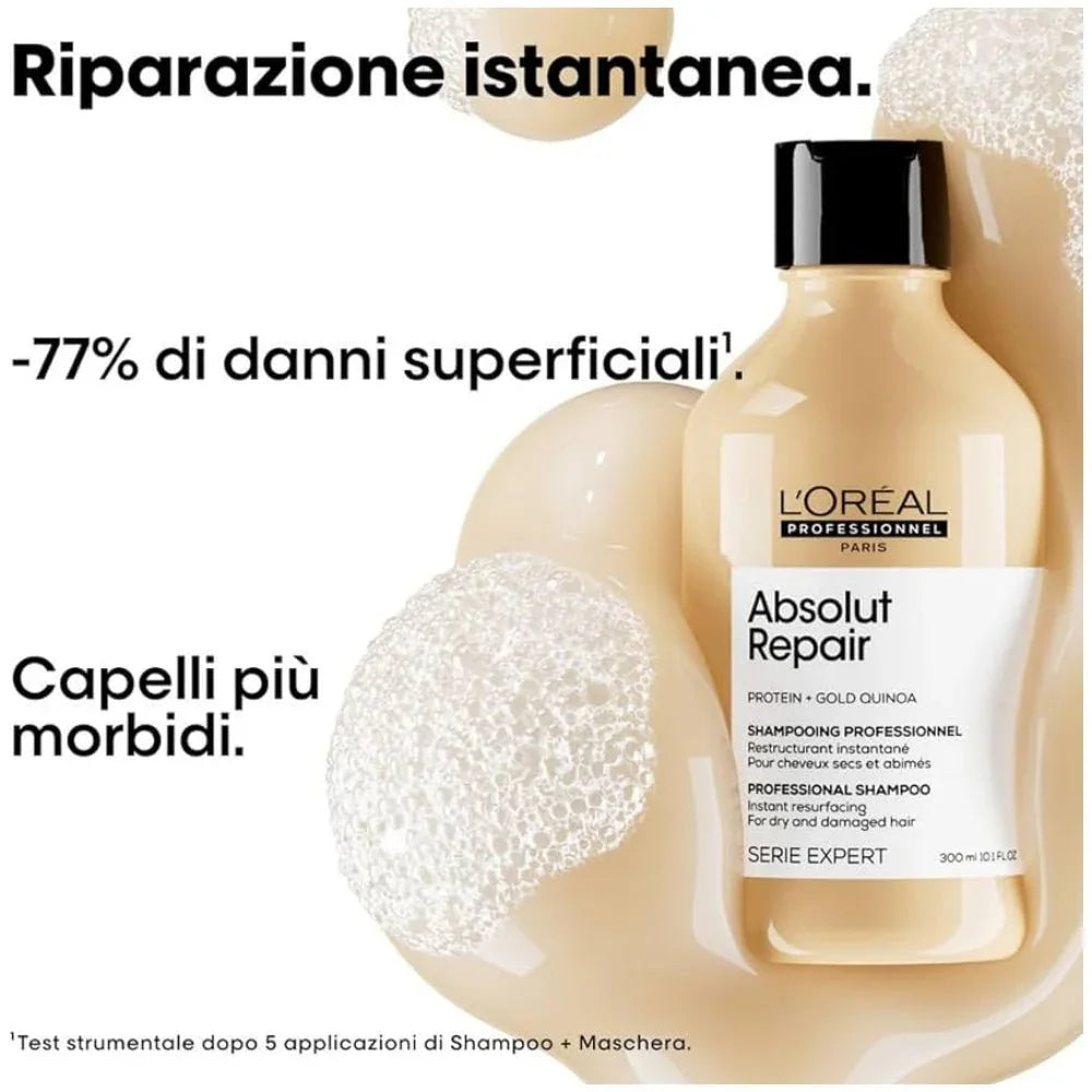 L'Oreal Professionnel Serie Expert Absolut Repair Shampoo capelli danneggiati - Planethair
