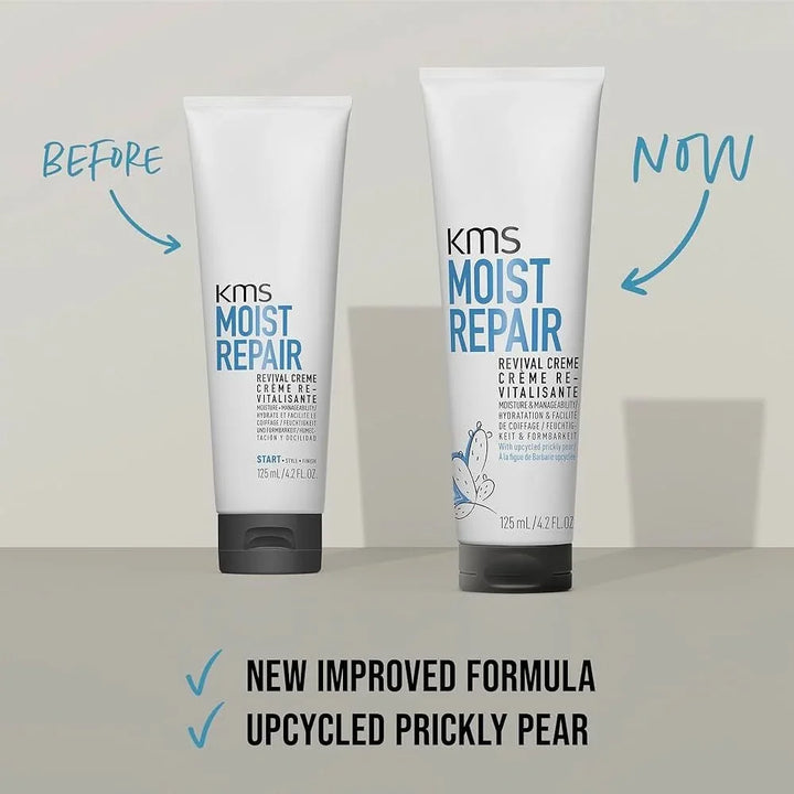 Kms Moist Repair Revival Creme capelli danneggiati 125ml - Planethair