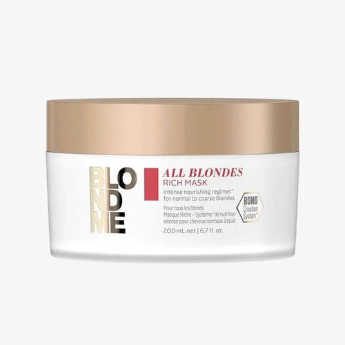 Schwarzkopf Blondme All Blondes Rich Maschera capelli biondi 200ml - Planethair