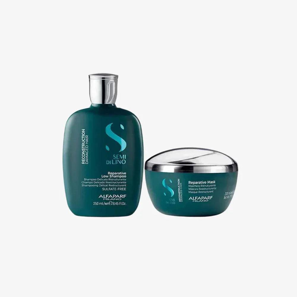Alfaparf Semi di Lino Reconstruction Kit ricostruzione professionale capelli - Planethair