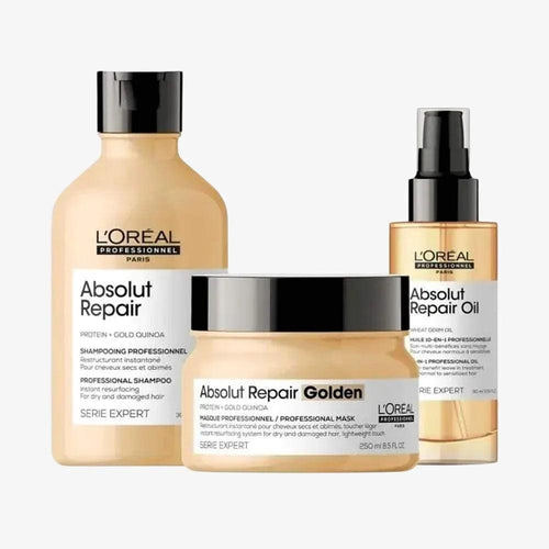 L'Oreal Professionnel Serie Expert Absolut Repair Golden Kit capelli danneggiati - Planethair