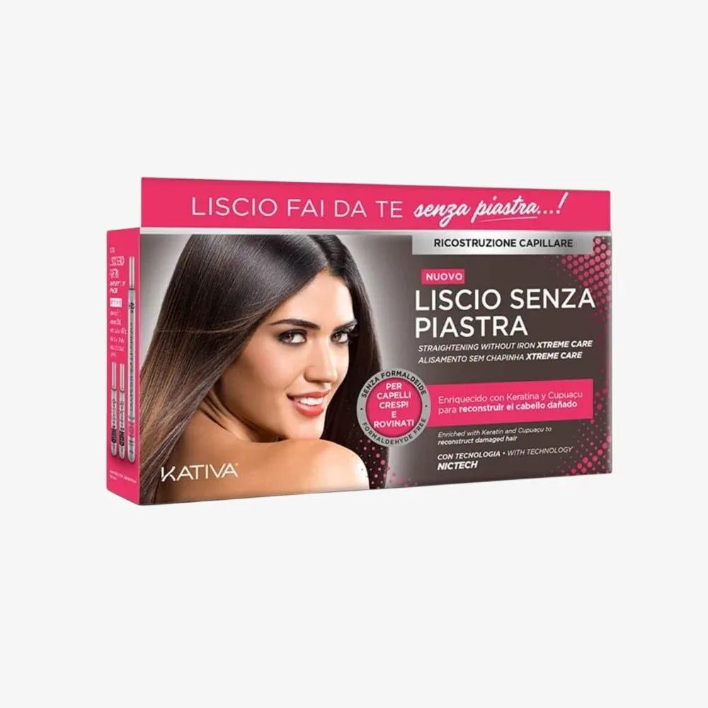 Kativa Kit Liscio Senza Piastra Ricostruzione Capillare - Planethair
