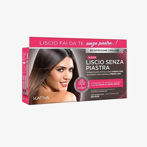 Kativa Kit Liscio Senza Piastra Ricostruzione Capillare - Planethair