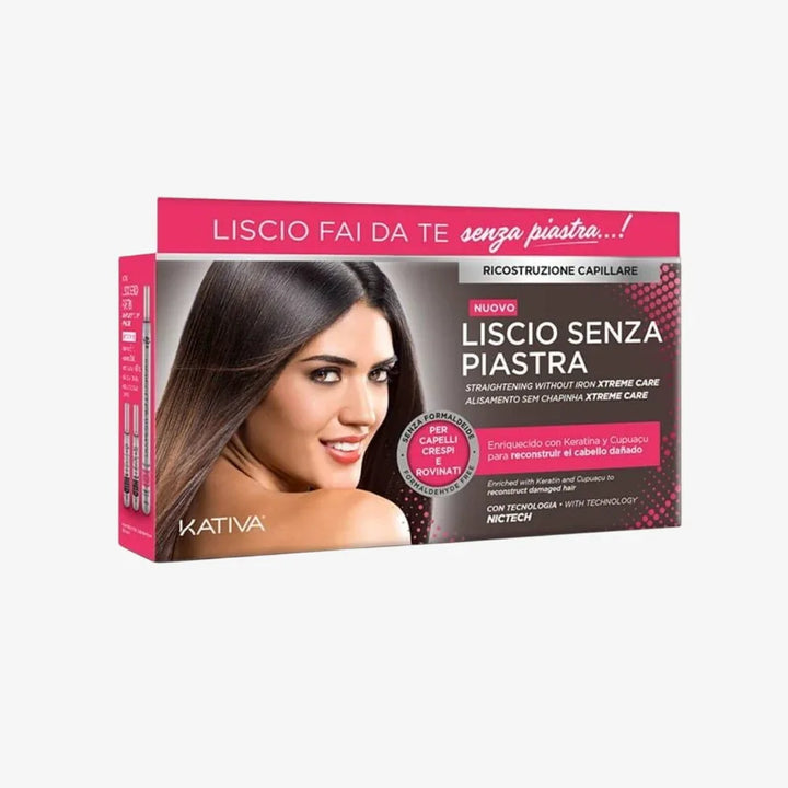 Kativa Kit Liscio Senza Piastra Ricostruzione Capillare - Planethair