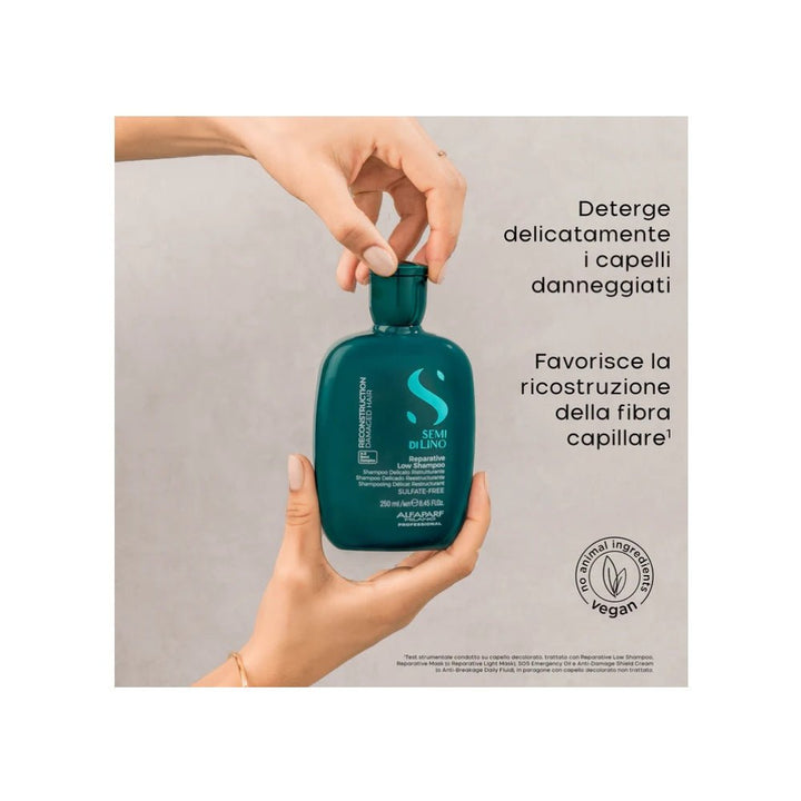 shampoo ristrutturante Reparative Low shampoo delicato