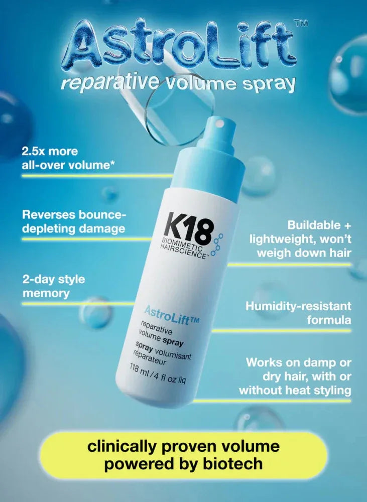 K18 AstroLift Volume Spray - Spray Volumizzante Riparatore - Planethair