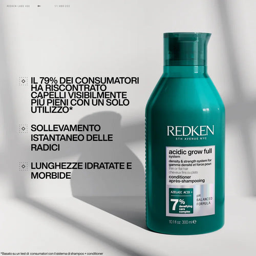 Redken Acidic Grow Conditioner 300ml - Balsamo Volumizzante - Planethair